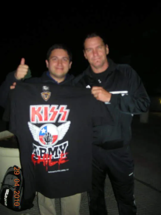 Jaime Toro con un amigo kissero, 2010