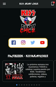 Kiss Army Chile Lanza App para Móviles