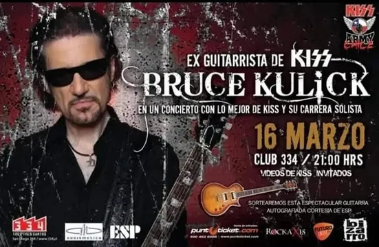 Concierto de Bruce Kulick a Chile