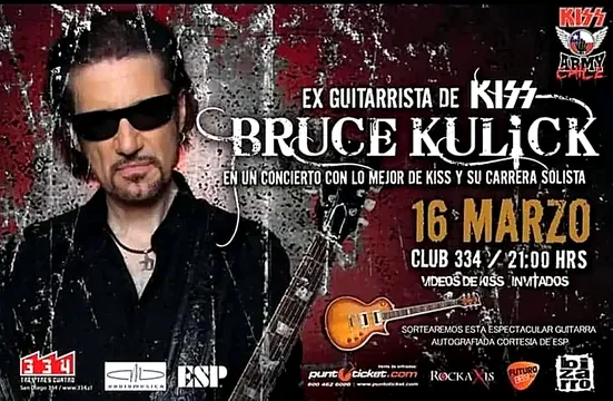 Bruce Kulick en Chile. La visita de un Amigo