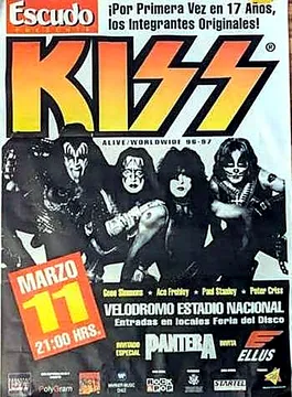 KISS en Chile 1997